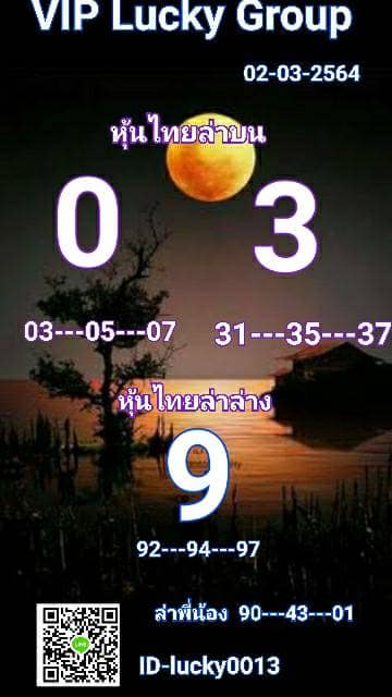 หวยหุ้นวันนี้ ชุดที่ 6