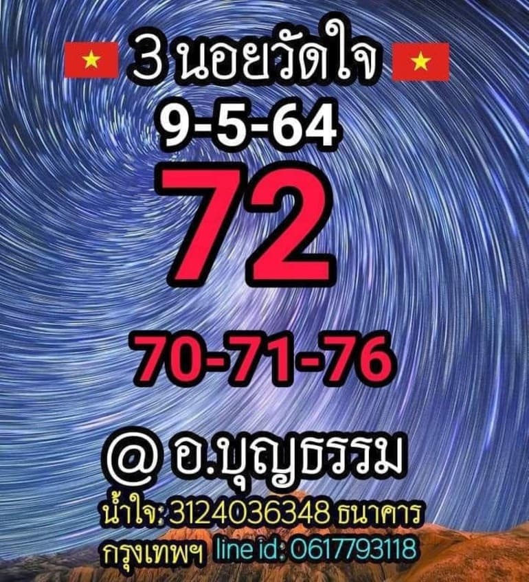 หวยฮานอย 9/5/64 ชุดที่ 6