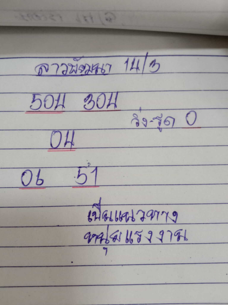 แนวทางหวยลาว 14/3/65 ชุดที่ 3