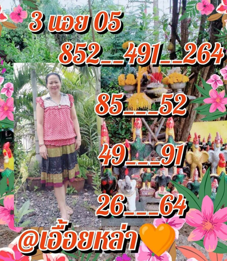 แนวทางหวยฮานอย 5/1/66 ชุดที่ 1